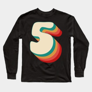 Number 5 Long Sleeve T-Shirt